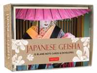 Japanese Geisha Note Cards