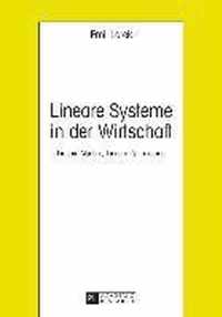 Lineare Systeme in der Wirtschaft