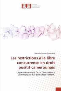 Les restrictions a la libre concurrence en droit positif camerounais