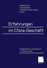 Erfahrungen im China-Geschaft