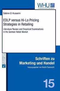 EDLP versus Hi-Lo Pricing Strategies in Retailing