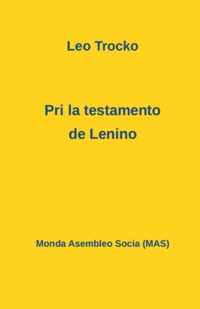 Pri la testamento de Lenino