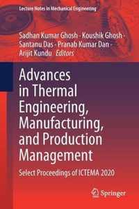 Advances in Thermal Engineering Manufacturing and Production Management