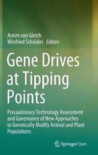 Gene Drives at Tipping Points