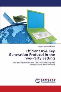 Efficient RSA Key Generation Protocol in the Two-Party Setting