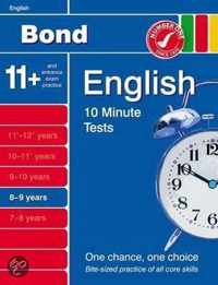 Bond 10 Minute Tests English 8-9 Years