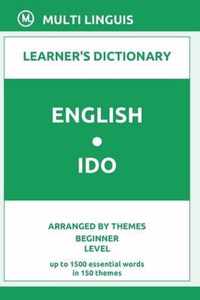 English-Ido Learner's Dictionary (Arranged by Themes, Beginner Level)