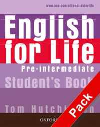 English For Life Pre-Intermediate: Student'S Book With Multi