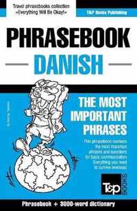 English-Danish Phrasebook and 3000-Word Topical Vocabulary