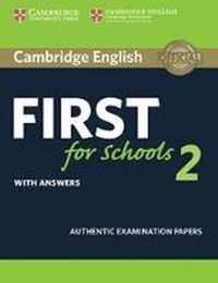 Cambridge English First for Schools 2. Student's Book with answers