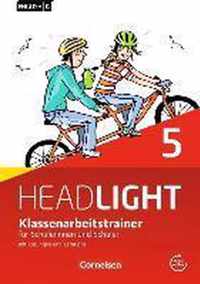 English G Headlight Band 5: 9. Schuljahr - Klassenarbeitstrainer mit Lösungen und Audios online