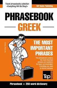 English-Greek Phrasebook and 250-Word Dictionary