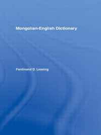 Mongolian-English Dictionary