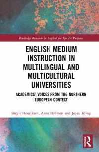 English Medium Instruction in Multilingual and Multicultural Universities