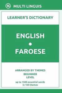 English-Faroese Learner's Dictionary (Arranged by Themes, Beginner Level)