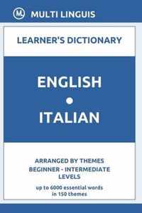 English-Italian Learner's Dictionary (Arranged by Themes, Beginner - Intermediate Levels)