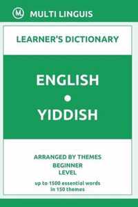 English-Yiddish Learner's Dictionary (Arranged by Themes, Beginner Level)