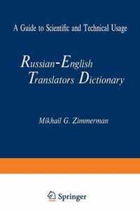 Russian-English Translators Dictionary