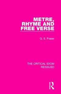 Metre, Rhyme and Free Verse