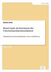 Brand Lands als Instrument der Unternehmenskommunikation