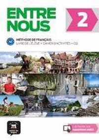 Entre nous 2 (A2). Livre de l'élève + cahier d'exercices + CD-Audio