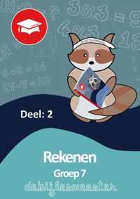 Oefenboeken De Bijlesmeester  -   Oefenboek Groep 7 Rekenen - Deel 2