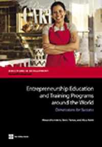 Entrepreneurship Education and Training Programs Around the World