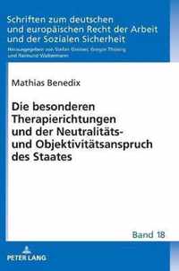 Die Besonderen Therapierichtungen Und Der Neutralitaets- Und Objektivitaetsanspruch Des Staates