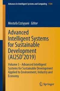 Advanced Intelligent Systems for Sustainable Development (AI2SD'2019)