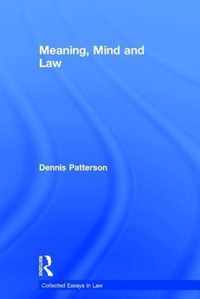 Meaning, Mind and Law