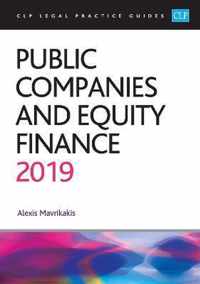 Public Companies and Equity Finance 2019