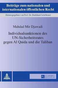 Individualsanktionen des UN-Sicherheitsrates gegen Al Qaida und die Taliban