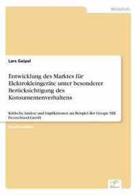 Entwicklung des Marktes fur Elektrokleingerate unter besonderer Berucksichtigung des Konsumentenverhaltens