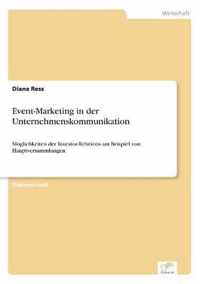 Event-Marketing in der Unternehmenskommunikation