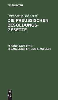 Erganzungsheft zur 3. Auflage