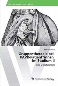 Gruppentherapie bei PAVK-Patient*innen im Stadium II