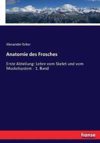 Anatomie des Frosches