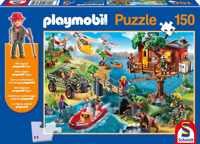 Playmobil Baumhaus. Puzzle 150 Teile (inkl. Playmobil-Figur)