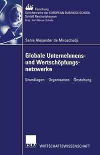 Globale Unternehmens- Und Wertschöpfungsnetzwerke