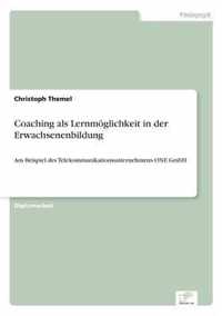 Coaching als Lernmoeglichkeit in der Erwachsenenbildung