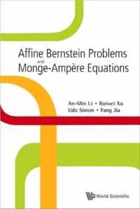 Affine Bernstein Problems And Monge-ampere Equations