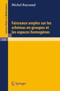 Faisceaux Amples Sur Les Schemas En Groupes Et Les Espaces Homogenes