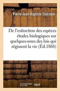 de l'Extinction Des Especes