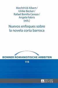 Nuevos enfoques sobre la novela corta barroca