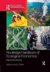 Routledge Handbook of Ecological Economics