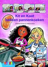 Leesserie Estafette  -   Kit & Kaat bakken pannenkoeken