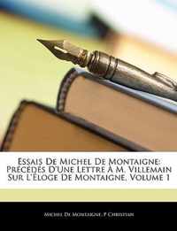 Essais de Michel de Montaigne