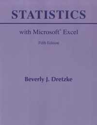 Statistics with Microsoft Excel