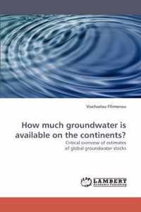 How Much Groundwater Is Available on the Continents?