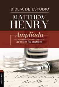 Rvr Biblia de Estudio Matthew Henry, Tapa Dura